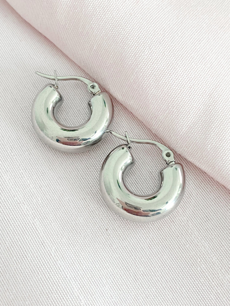 Tube Hoop Earrings - Small