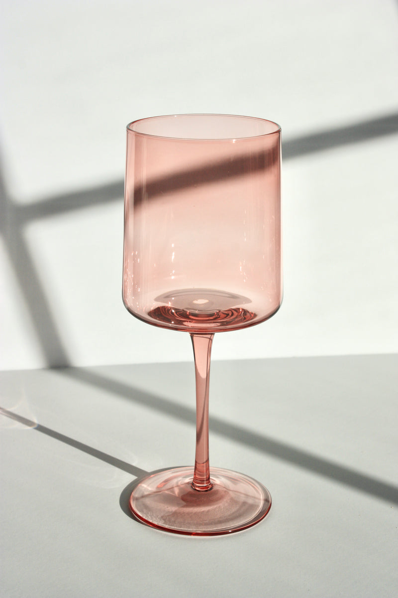 Wine Glass - Blush  The Blush Edit