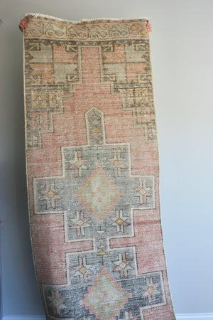 Layla Vintage Turkish Runner Rug 2'9.5 x 8'9