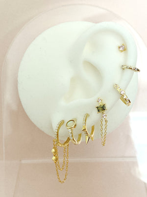 Lina Huggie Earrings