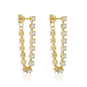 Elevate Chain Earrings - Gold