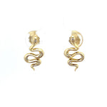 Snake Inlay Stud Earrings