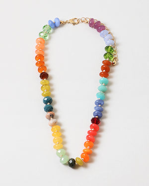 Raye Rainbow Beaded Necklace