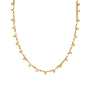 Bailey Ball Chain Necklace - Gold