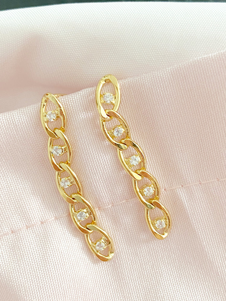 Majesty Chain Drop Earrings