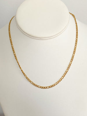 3mm Figaro Chain Necklace