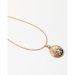 Sunrise Abalone Pendant Necklace