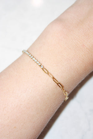 Christine Bracelet - Crystal Clear