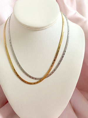 I Love You Chain Necklace - Gold