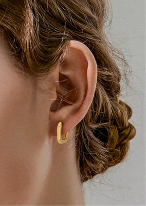Claudia Huggie Hoop Earrings
