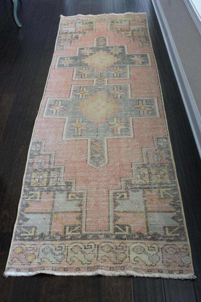 Layla Vintage Turkish Runner Rug 2'9.5 x 8'9