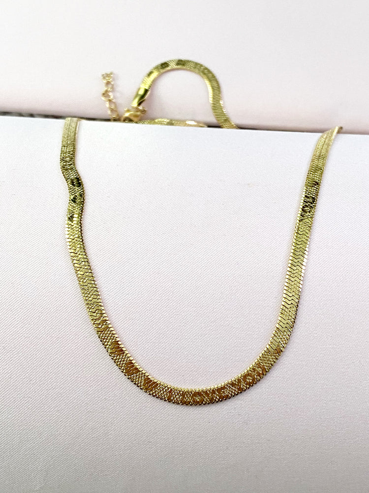 I Love You Chain Necklace - Gold