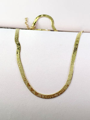 I Love You Chain Necklace - Gold
