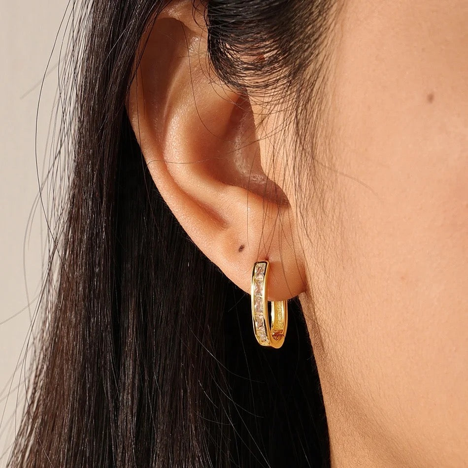 Revolve Huggie Hoop Earrings