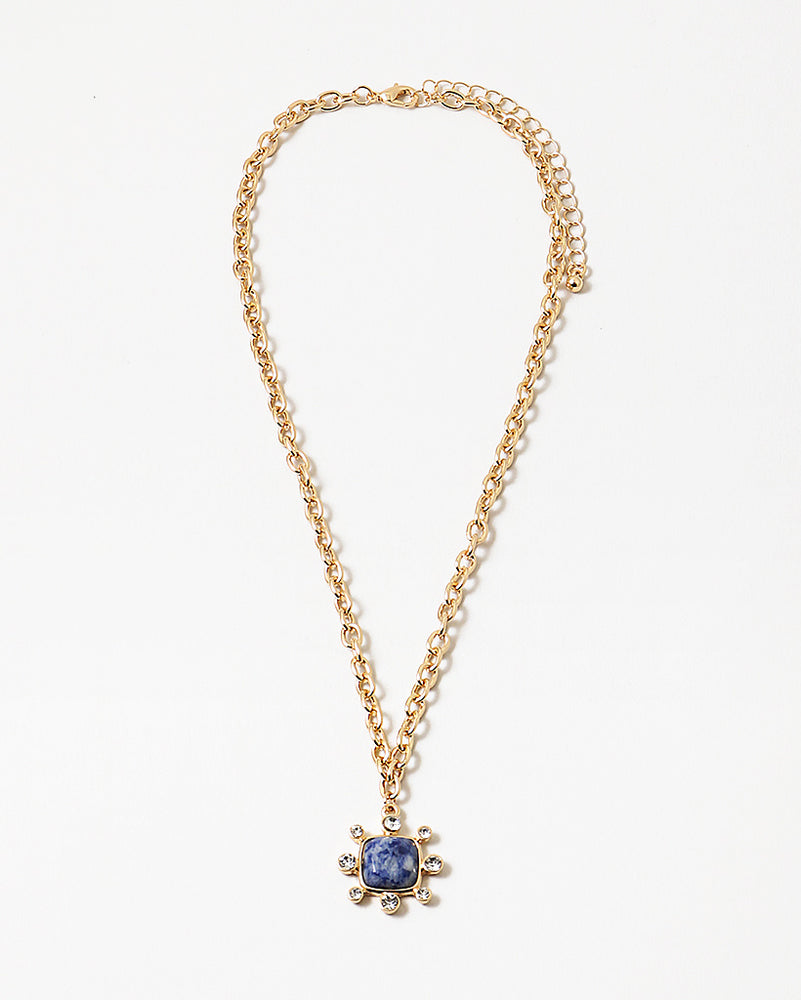 Lapis Pendant Necklace