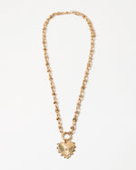 Mary Heart Pendant Necklace