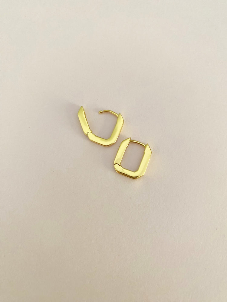 Claudia Huggie Hoop Earrings