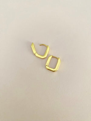 Claudia Huggie Hoop Earrings