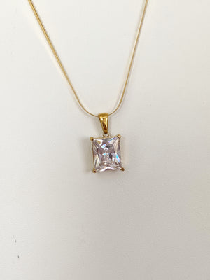 Wren Necklace - Crystal Clear