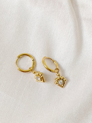 Harrison Huggie Hoop Earrings