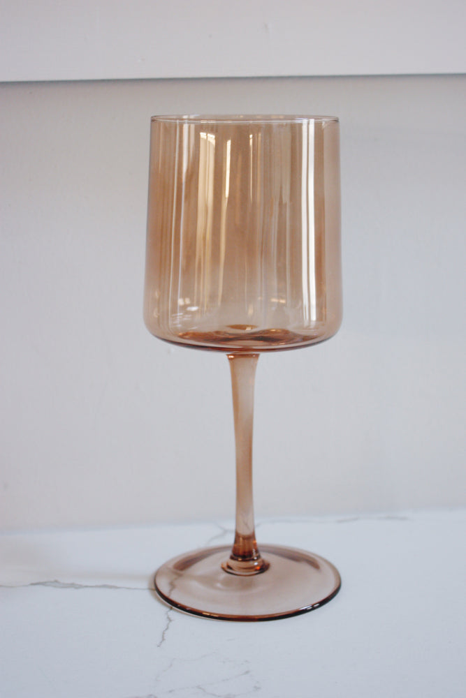 Wine Glass - Fawn
