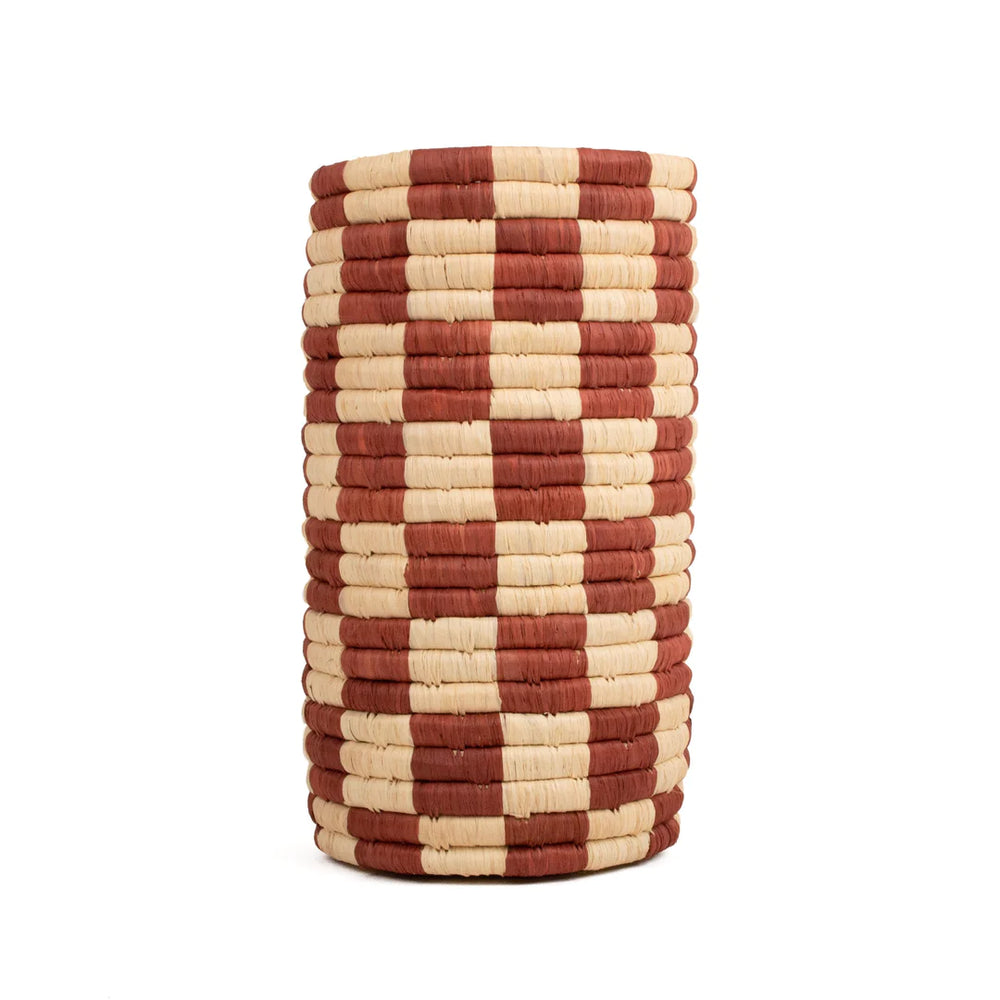 
                
                    Load image into Gallery viewer, Woodland Checkered Vase
                
            