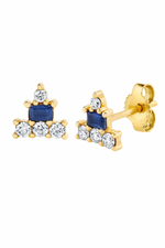 Candy Stud Earrings - Sapphire