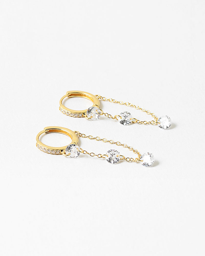 Myra Drop Chain Earrings