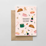 Season's Eatings Greeting Card