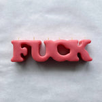 Pink Red Fuck Candle