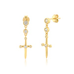Sword Drop Earrings