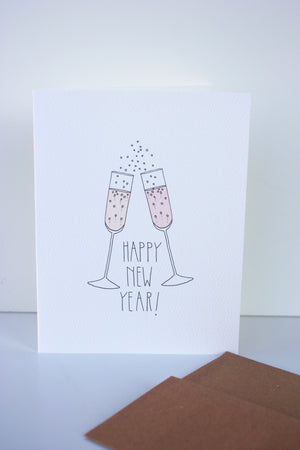 Happy New Years Greeting Card