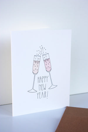 Happy New Years Greeting Card