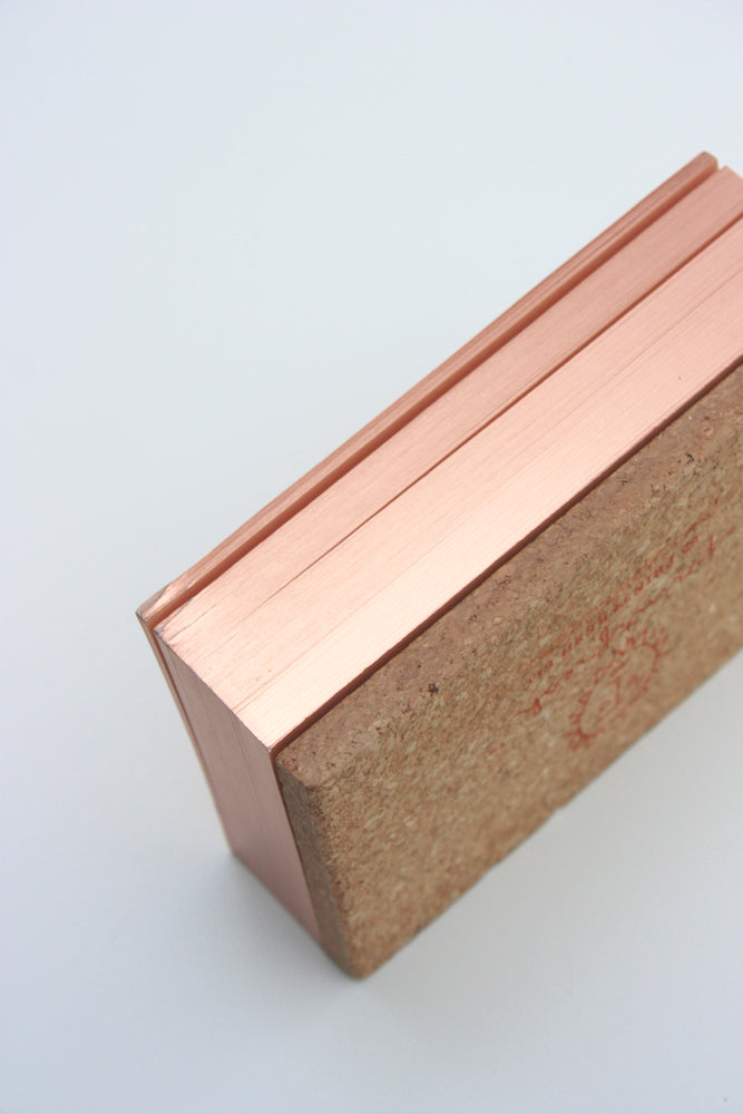 
                
                    Load image into Gallery viewer, Starry Lines Rose Gold Edged Noteblock
                
            