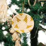 Gold Metallic Basket Ornament