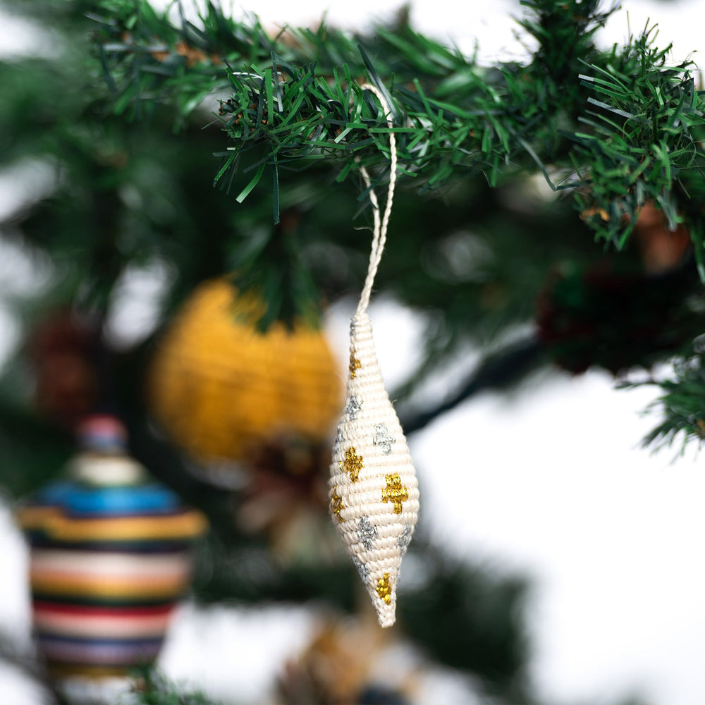 Icicle Multi Metallic Ornament