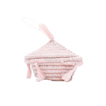 Blush Tasseled Box Ornament