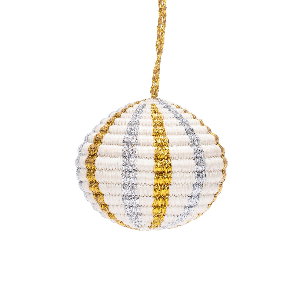 Globe Multi Metallic Ornament