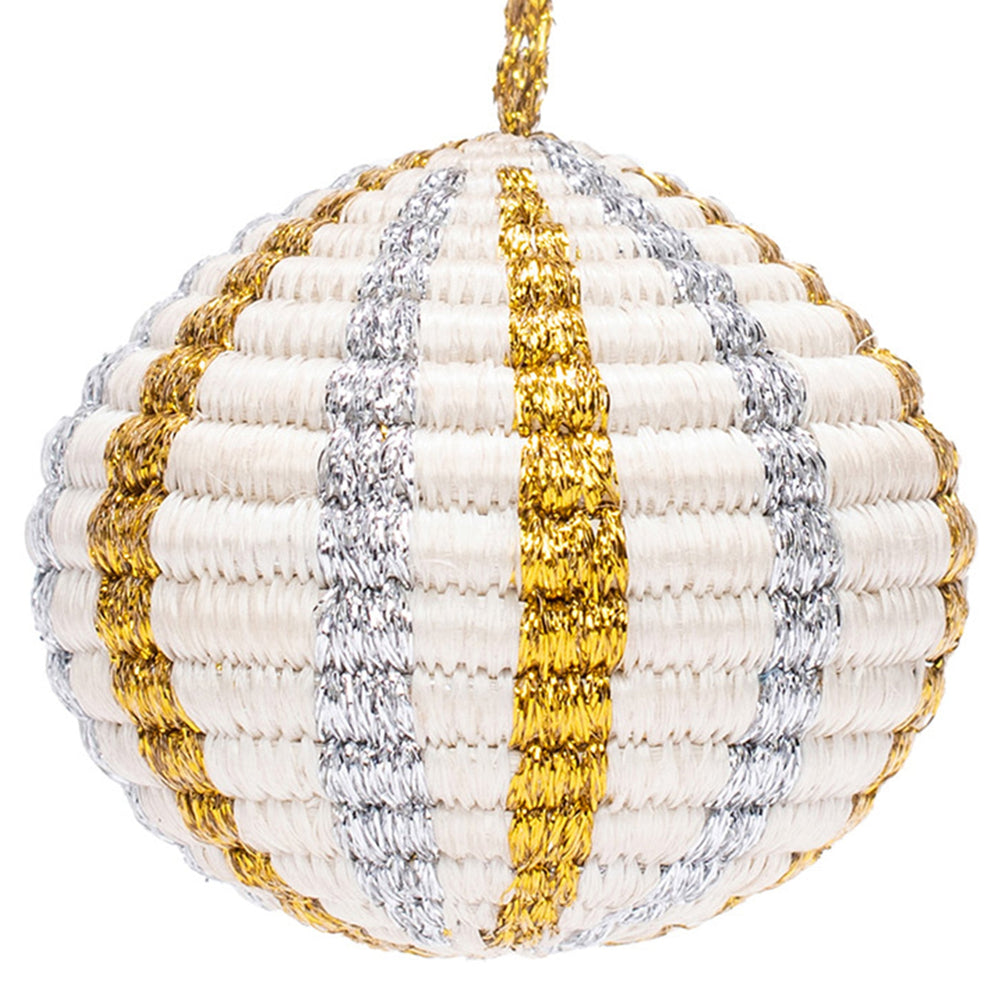 Globe Multi Metallic Ornament