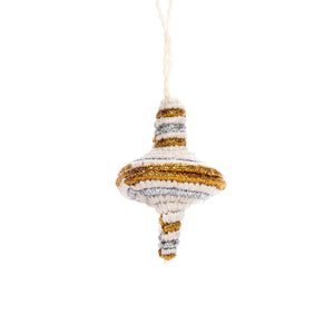 Diamond Shape Multi Metallic Ornament