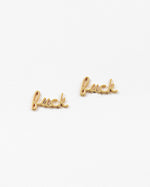 Fuck Stud Earrings