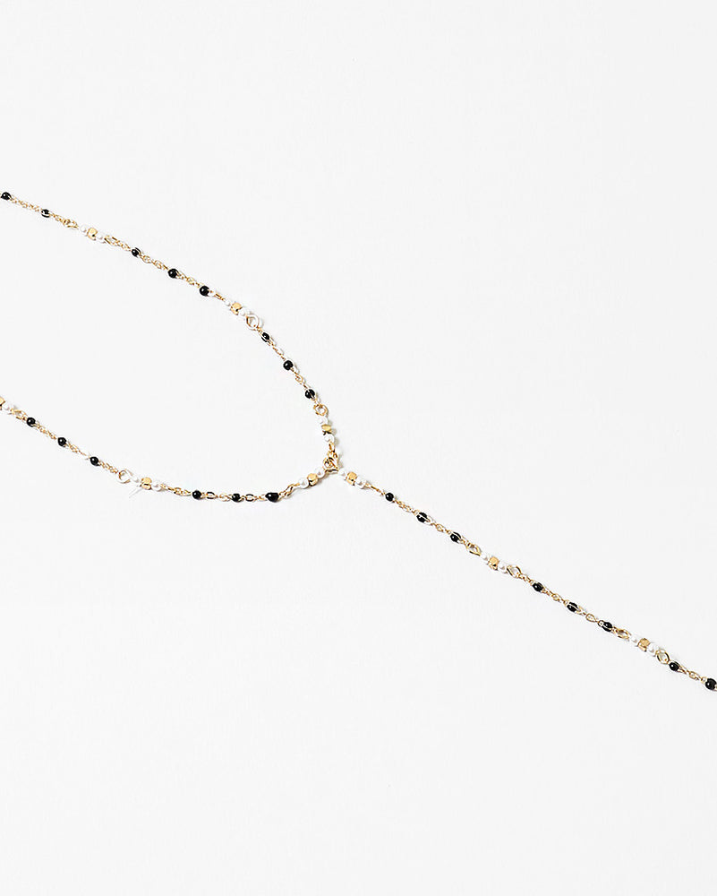 
                
                    Load image into Gallery viewer, Delicate Beaded Lariat Necklace
                
            