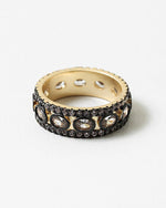 Gunmetal Glam Ring