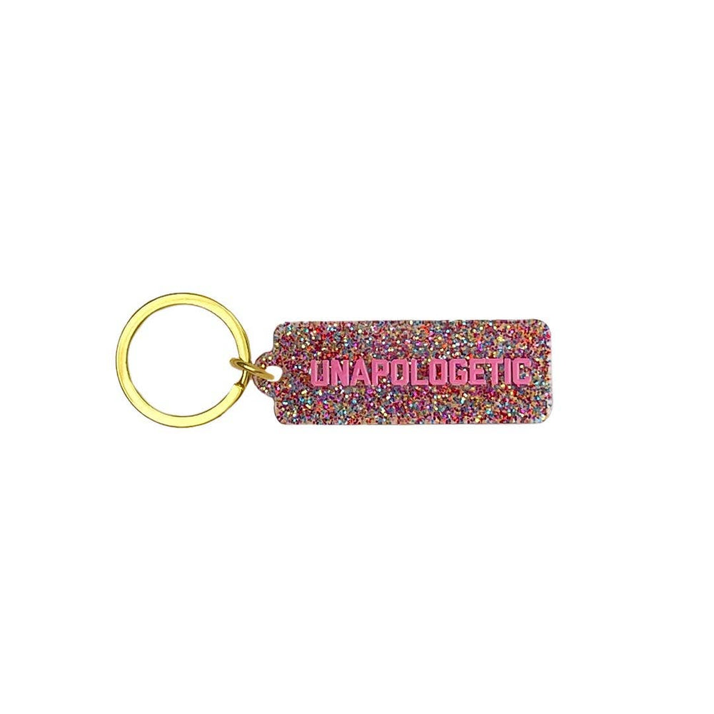 Unapologetic Rectangle Keytag