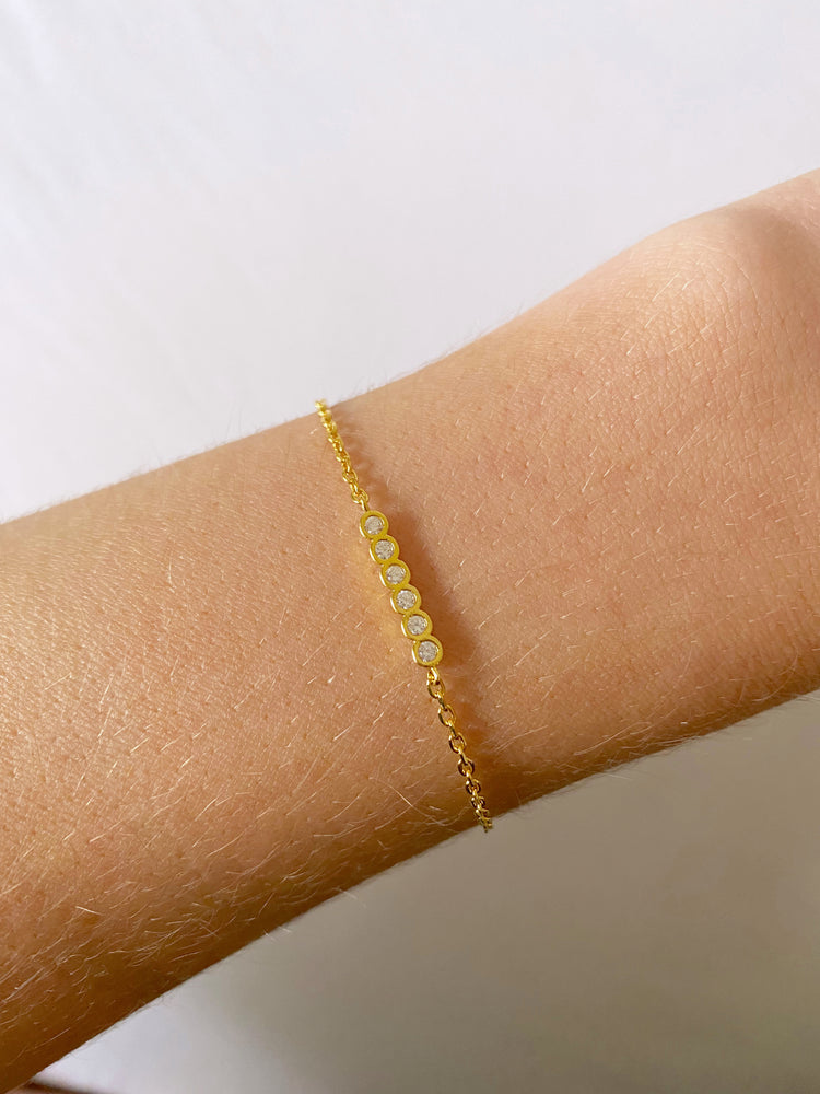 Petite Long line chain bracelet