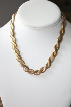 Thicc Twisted Snake Chain Necklace