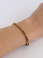 Taylor Rope Chain Bracelet - Gold