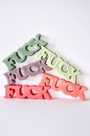 Pink Red Fuck Candle