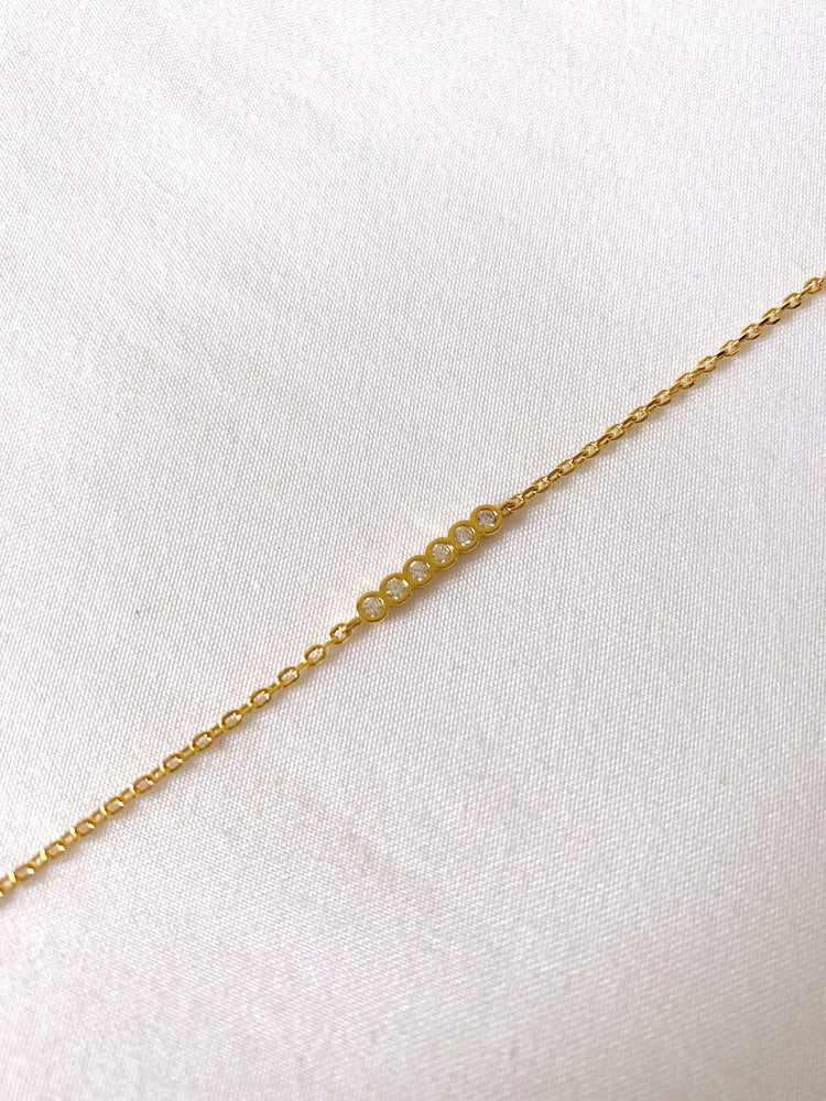 Petite Long line chain bracelet