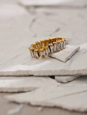 Baguette Ring - Crystal Clear